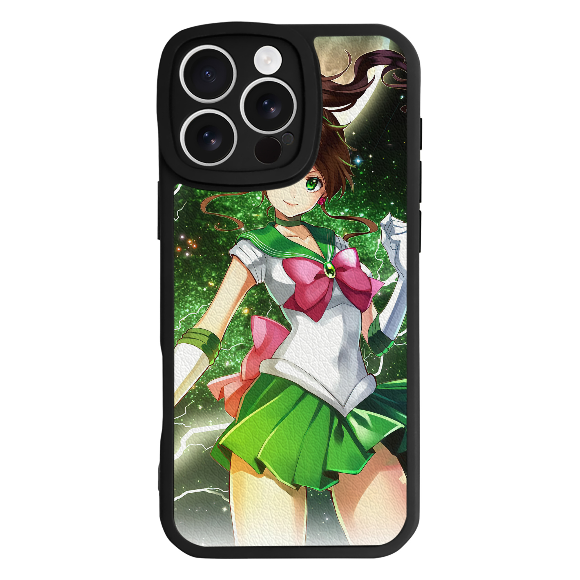 （画像用） 美少女戦士セーラームーン Sailor Moon 【iPhone 16シリーズ対応】シリコンスマホケース（レザー調） 材質：シリコン